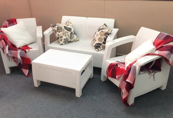 Комплект Yalta Terrace Set белый купить в Старой Купавне
