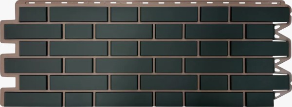 Фасадная панель Альта-Профиль, Кирпич Клинкерный, Графит купить в Старой Купавне