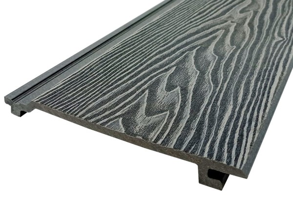 Сайдинг Darvolex 185x19x3000мм, 3D тиснение Серый купить в Старой Купавне