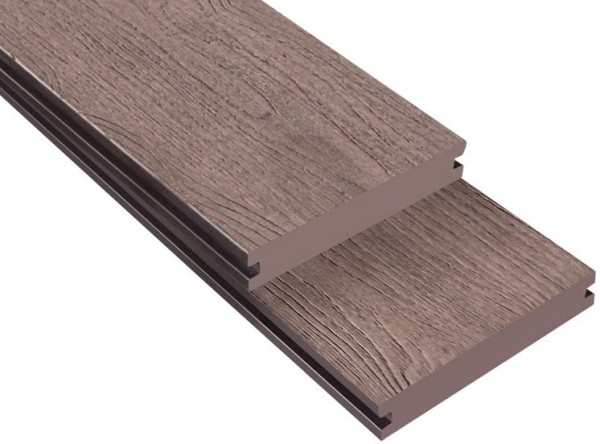 Террасная доска ДПК Outdoor 3D полнотелая NEVADA/CALIFORNIA BROWN коричневая микс купить в Старой Купавне