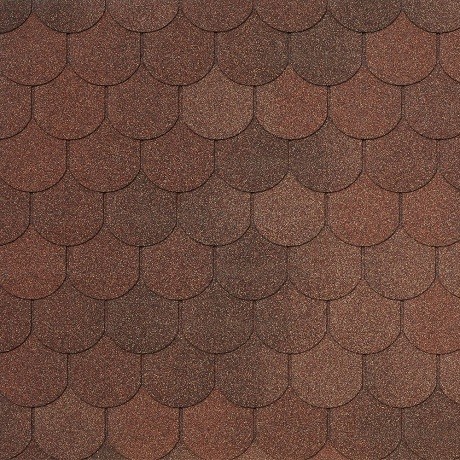 Гибкая черепица Tegola ASSISI terracotta 420 купить в Старой Купавне
