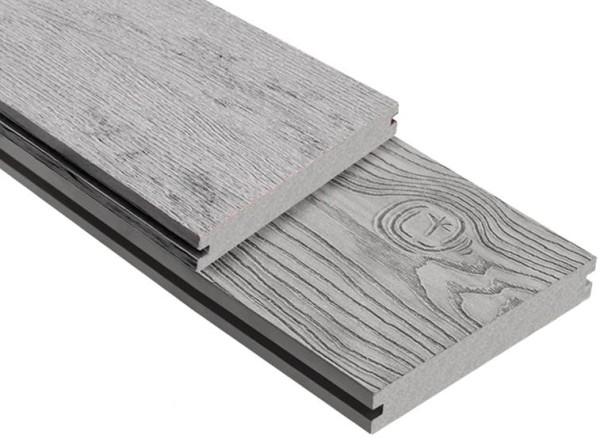 Террасная доска ДПК Outdoor 3D полнотелая STORM/OCEAN GREY серая микс купить в Старой Купавне
