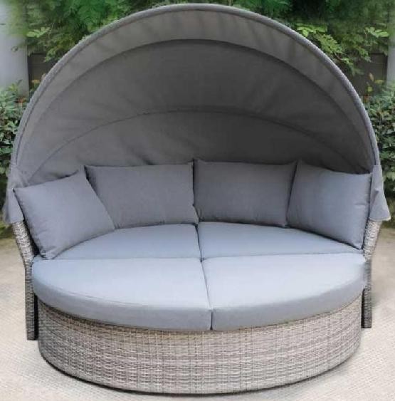 Диван-Трансформер AFINA плетеный из иск. ротанга AFM-325G Grey купить в Старой Купавне