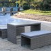 Диван-Трансформер AFINA плетеный из иск. ротанга S330G-W78 Grey купить в Старой Купавне