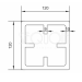 Столб SEQUOIA Evolution 3D WOOD BLACK купить в Старой Купавне