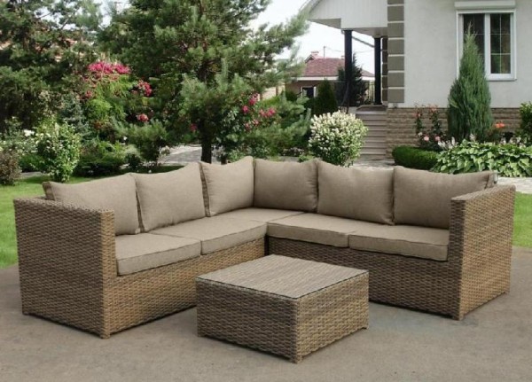 Комплект мебели AFINA плетеной из иск. ротанга YR825B Beige купить в Старой Купавне