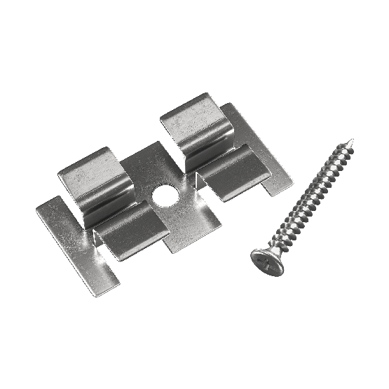 Клипса с саморезом, Grinder шовный монтаж 5 mm купить в Старой Купавне