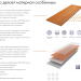 Фибросайдинг DECOVER 3600 x 190 x 8 мм Bordo купить в Старой Купавне