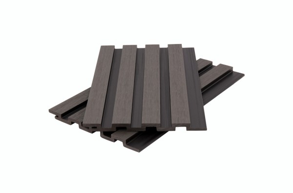 Стеновая панель брусковая двухцветная co-extrusion, grey dark купить в Старой Купавне