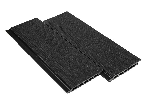 Фасадная панель из ДПК Deckart Vista 3D с текстурой дерева Графит купить в Старой Купавне