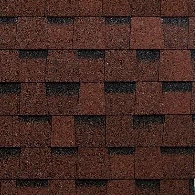 Двухслойная ламинированная черепица Shinglas, серия Фазенда – Красный купить в Старой Купавне