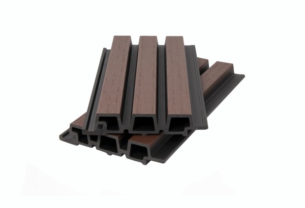 Фасадная панель брусковая двухцветная co-extrusion, chocolate mix купить в Старой Купавне