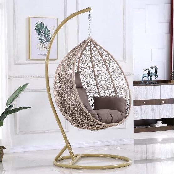 Кресло Подвесное из искусственного ротанга AFM-169A-LB Beige купить в Старой Купавне