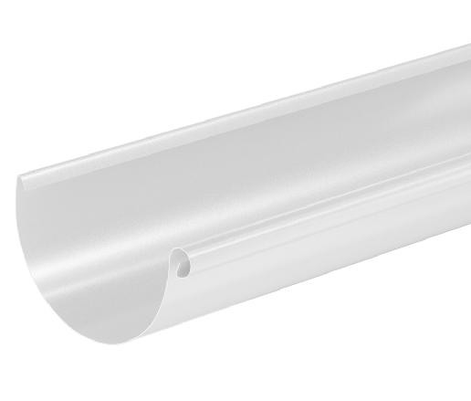 Водосток Aquasistem, система 125x90 - Водосточный желоб 3.00м RR 20 Белый купить в Старой Купавне