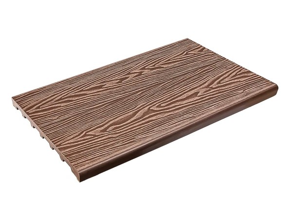 Ступень полнотелая из ДПК Deckart Step 3D Махагон купить в Старой Купавне