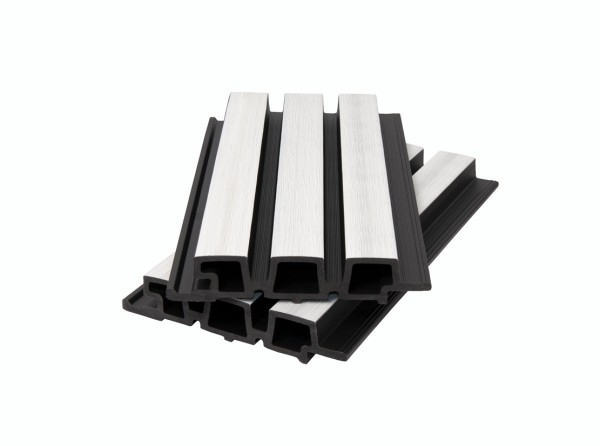 Фасадная панель брусковая двухцветная co-extrusion, white купить в Старой Купавне