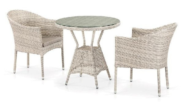 Комплект плетеной мебели AFINA из иск. ротанга T705ANT/Y350-W85 Latte 2Pcs купить в Старой Купавне