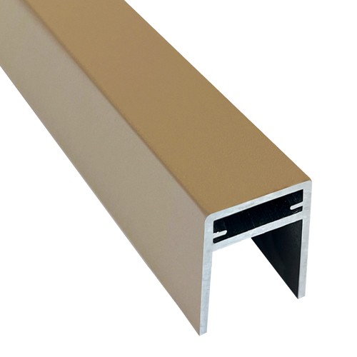 П-профиль Алюминиевый EasyDecking 35x25 Дуб купить в Старой Купавне