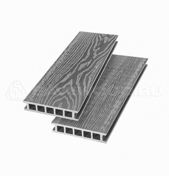 Террасная доска из ДПК SW-Fagus «SaveWood» пепельный купить в Старой Купавне
