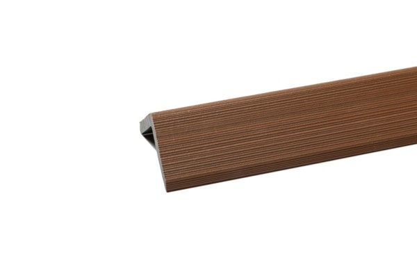 Уголок торцевой Ecodecking Скай коэкструзия 45х45х3000 Тик купить в Старой Купавне