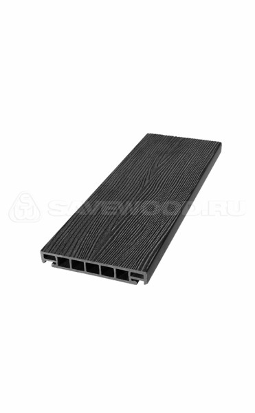 Террасная доска из ДПК SW Salix (S) (R) черный купить в Старой Купавне